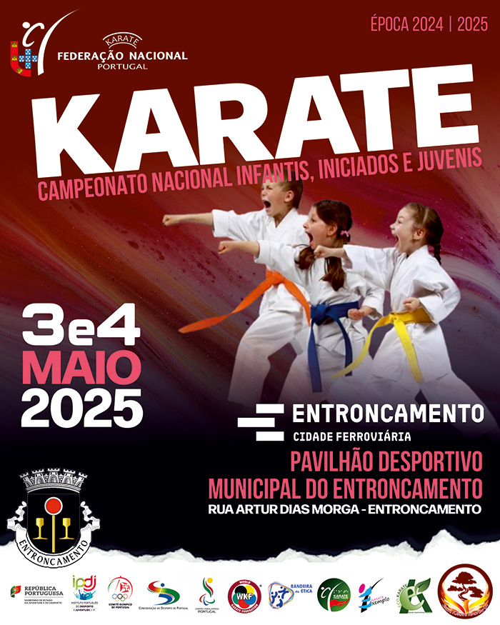 Campeonato Nacional Karate INFANTIS 2025 ENTRONCAMENTO
